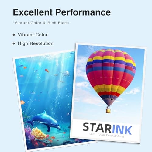 Starink Remanufactured Ink Replacement for Epson 410 410XL T410XL Ink Cartridges 5 Pack Compatible with Epson Expression XP-7100 XP-830 XP-640 XP-630 XP-530 XP-635 Printer High Yield & Latest Chip - Thumbnail 5