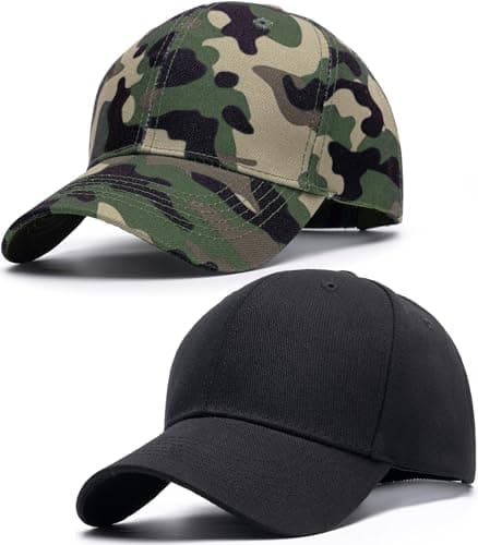 spxkd Structured Baseball Hats for Men Women Breathable Washed Cotton Baseball Caps Adjustable Golf Dad Hat for Wide Occasion - Image 1