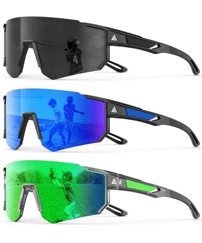 KALIYADI Kids-Sunglasses Toddler-Sunglasses Boys-Girls Youth-Sport-Sun-Glasses: Baseball Running UV400 Protection Age 6-14 - Image 1