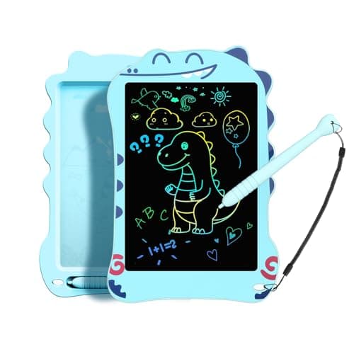 LCD Writing Tablet for Kids, Dinosaurs Drawing Pad Doodle Board for Kids, Colorful Toddlers Toys Drawing Board, Educational Toys for Boys Girls 3 4 5 6 7 8 Year Old Christmas and Birthday Gifts - Image 1