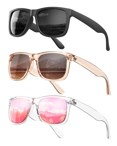 KALIYADI Womens-Sunglasses Polarized-Sunglasses for Women: Retro Trendy Sun Glasses With UV400 Protection for Driving Travel - Image 1