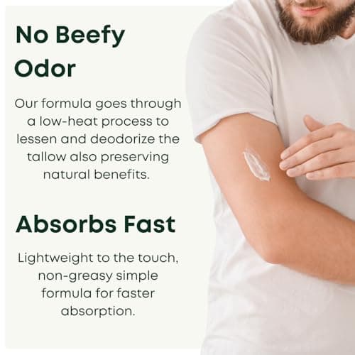 Florida Barn - Tallow Honey Balm, 2 oz, Organic Raw Honey & Castor Oil, Grass-Fed Beef Tallow, All-Natural Moisturizer for Dry and Sensitive Skin, Soothing Body and Face Cream - Thumbnail 2