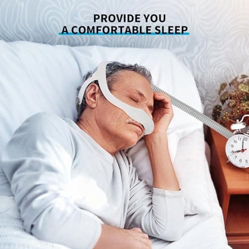2-Pack Replacement Headgear Compatible with DreamWear Nasal & Pillow Masks, Adjustable and Soft, Replacement Headgear Strap with Arms for DreamWear, High Elastic CPAP Headgear Supplies - Thumbnail 5
