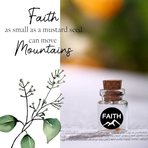 Bulk 30 Have a Little Faith Card Christian Gifts for Women, School Church Wedding Baptism Unique Christian Religious Inspirational Gifts for Women Men(Circle-30) - Thumbnail 6