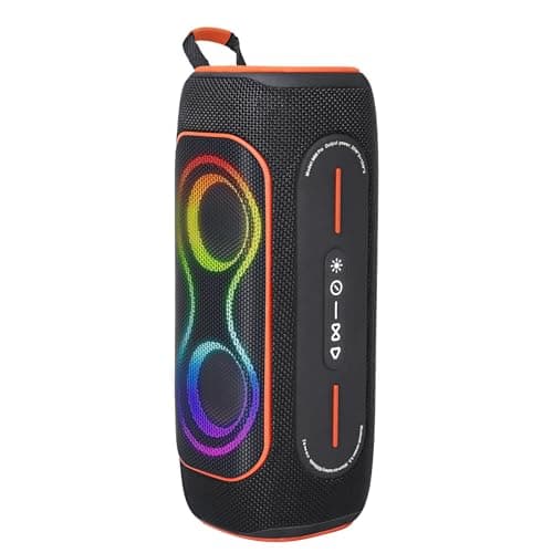 Musibaby 80W Bluetooth Speaker, Loud Portable Wireless Speaker with Deep Bass, Waterproof Outdoor Speaker with RGB Lights for Camping, Beach & Party, 24H Playtime, BT5.3, Dual Pairing - Image 1