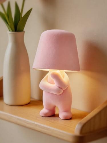 ytydo Modern Table Lamp for Youth: Rechargeable Cute Light for Kids Child Teen - Gift for Birthday Christmas Halloween Easter (Pink) - Image 1