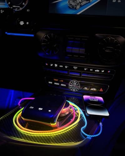 ComfyBay 3.3FT USB C to USB C Charging Cable, Ambient RGB Light Up Charger Cord, Compatible with Samsung Galaxy, iPhone 16/15, iPad, and More - Thumbnail 6