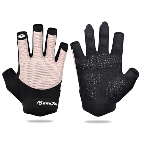 Seektop Breathable Workout Gloves for Women & Men, Thick Padded Weight Lifting Gloves, Full Palm Protection, Excellent Grip for Gym Fitness and Training, Exercise, Cycling - Image 1