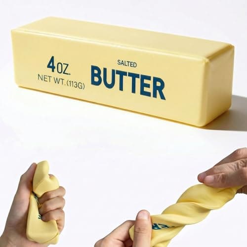 Slow Rising Butter Squishy, Stress Relief Toy for Adults, Soft Squishy Fidget Toys Fidget,Squeeze Stretch Toy for Anxiety Relief, Calming Focus Desk Toy - Image 1
