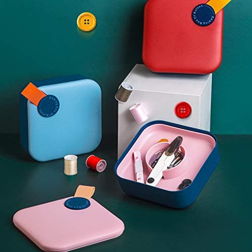 UNIKON Sewing Kit, Sewing Kits for Adult, Needle and Thread Kit, Hand Sew Box for Easy Carrying and Storage, Suitable for Student, Beginners, Blue - Thumbnail 5