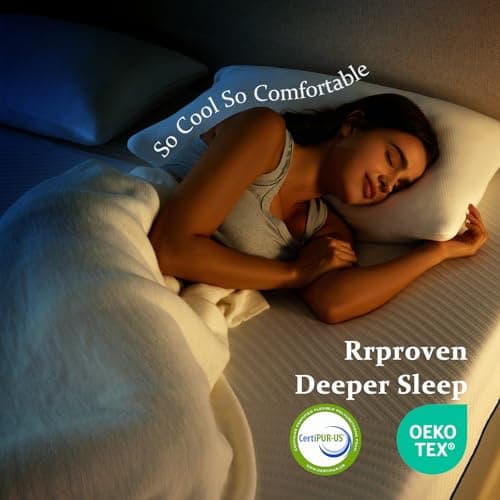 Somnature King Mattress in a Box, 14 Inch Cooling Gel Memory Foam Mattress for Pressure Relief & Deep Sleep, Medium Firm with Motion Isolation, CertiPUR-US Certified, Fiberglass Free - Thumbnail 3