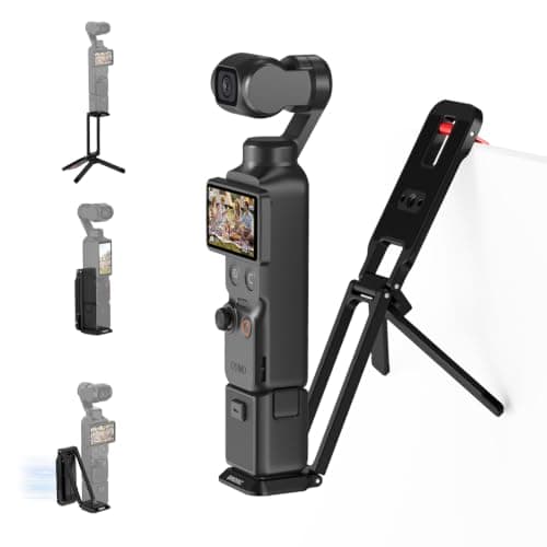 BRDRC Pocket 3 4 Magnetic Tripod Mount for Xtra Muse, Foldable Selfie Stick with Mantis Hook Stand 1/4 Mount for Arca-Swiss Quick-Release for DJI OSMO Pocket 3 4 Creator Combo/Xtra Muse Accessories - Image 1