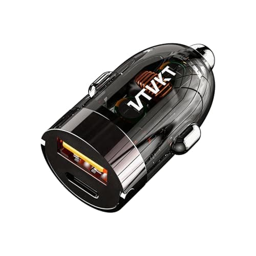 VTVKT Car Super Fast Charger, Dual USB Ports Phone Charger, Cigarette Lighter Adapter, PD30W & QC30W Car Charging for iPhone 16/15/14/13/12/11 Samsung Galaxy Huawei iPad - Image 1