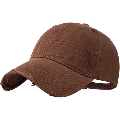 spxkd Baseball Cap for Men Women Red-Brown - Image 1