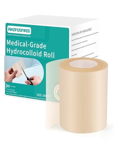 Hydrocolloid Roll for Wound Care Gentle Self-Adhesive 2in x 5ft