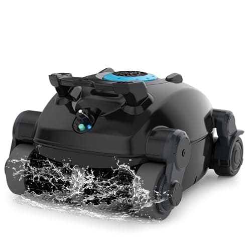 Cordless Robotic Pool Cleaner, Wall Climbing, Lightweight, Extended Battery Life, 8L Large Capacity, Advanced Dual-Motor, X1 Auto Pool Vacuum for Inground & Above Ground Pools Up to 1100 Sq.Ft, Blue - Image 1