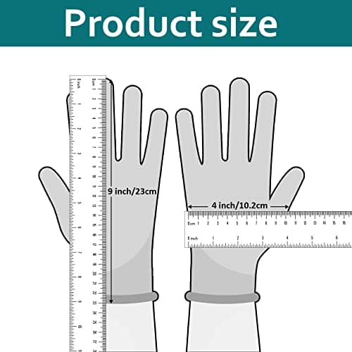 DOFOWORK Gardening Gloves - 6 Pair Gardening Gloves for Women/Men, Breathable Natural Latex Garden Glove with Grip, Outdoor Protective Working Glove for Weeding, Raking and Pruning - Black & Green - Thumbnail 5