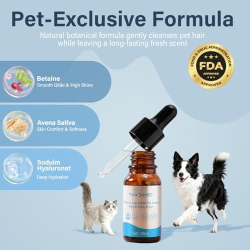 Pawimood Pet Steam Brush for Dogs & Cats | Self-Cleaning Dog Steam Brush with 3 Brushes & Spray Function | Cat Steam Brush for Shedding, Dematting & Grooming | Includes Pet Essence - Thumbnail 4