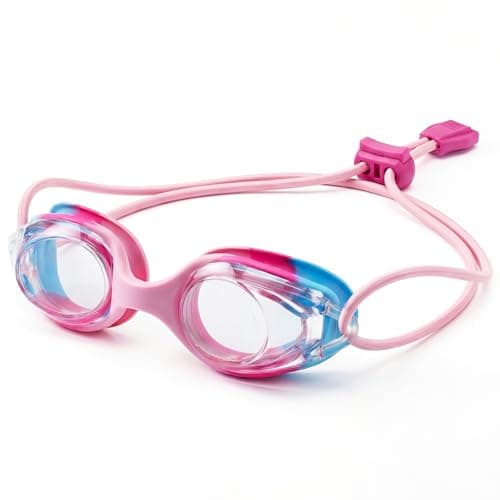 Aegend Swim Goggles for Kids Age 3-8 (Pink) - Image 1