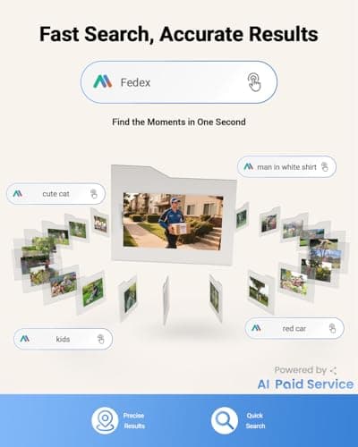 obligz 3MP 2K Window Camera, WiFi Indoor Cameras for Home Security with Blacklight Max Color Night Vision, AI Human Vehicle Detection, Plug-in, 911 Emergency Dispatch, Easy Install - Thumbnail 6