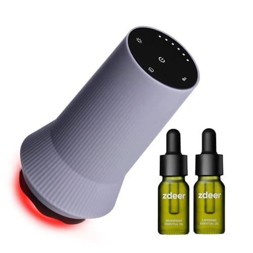 ZDEER Lymphatic Drainage Massager, Cupping Tool for Massage Therapy, Hot Stones Gua Sha Tool with Heat, 6 Levels for Muscle Relaxation & Circulation with 2 Essential Oils - Image 1