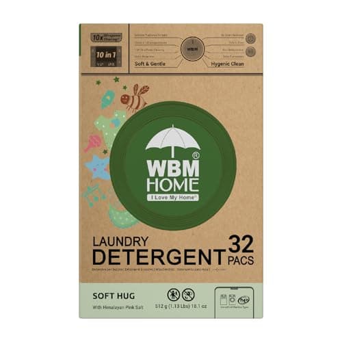 WBM Baby Care Laundry Detergent Pods, 32 Count | Laundry Pods Specially Designed For Clothes | Soft Hug Fragrance With 10x Ultra Power Cleaning - Thumbnail 2