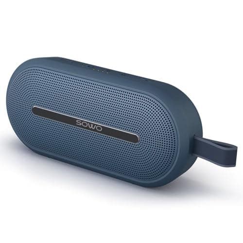 SOWO Portable Wireless Speaker with Bluetooth, Enhanced Immersive Bass, Partyboom Technology, 40W Loud Clear Stereo Sound, IP67 Waterproof, 16H Playtime for Outdoor, Camping and Travel - Ocean Blue - Image 1