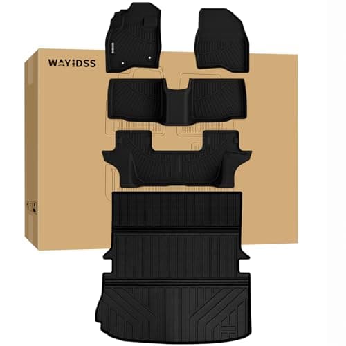 Floor Mats for 2015-2018 2019 Ford Explorer Accessories 5PCS, Cargo Mat Custom TPE All Weather Protection Full Coverage Trunk Liner & Floor Liner car Accessories - Image 1