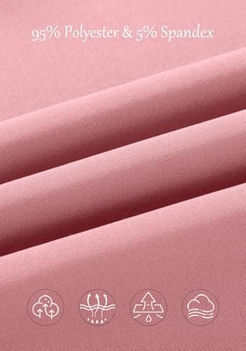 YEZEX Women's Scrub Set, V-Neck Top & Straight Leg Pants w/ 6 Pockets, Medical Scrubs Top & Pants - Thumbnail 5