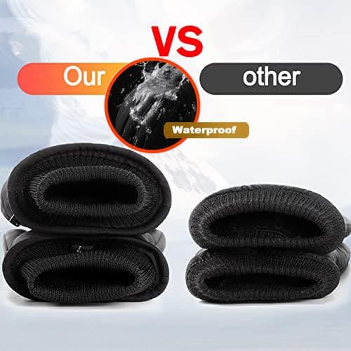 Xeitive Winter Gloves Touchscreen Gloves Cold Weather Windproof Gloves Warm Thermal Gloves for Running Cycling Outdoor Activities for Men and Women - Thumbnail 3