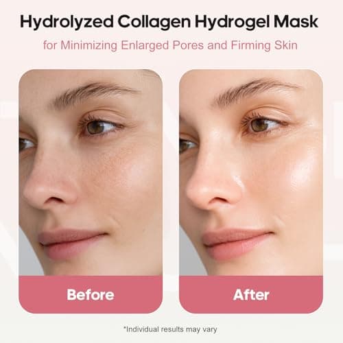 NLQ Intensive Collagen Deep Mask Skincare, Hydrating Overnight Face Mask for Glass Skin, Pore Refining, Firming & Plumping, Travel Essentials and Beauty Care Gifts for Women | 1.05oz(30g) x 5ea - Thumbnail 3