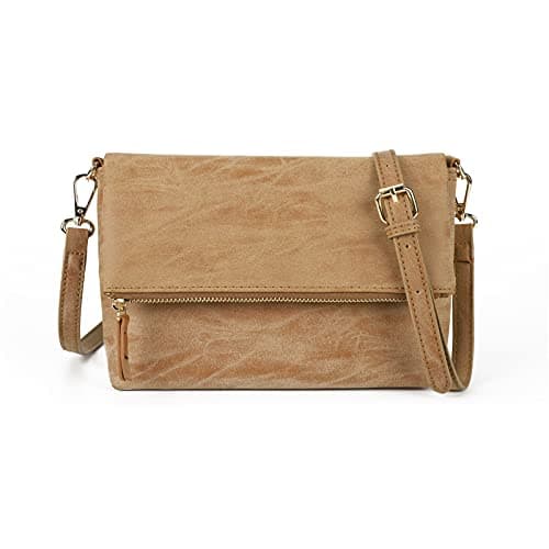 Gladdon Small Crossbody bags for Women Cross body Purse Shoulder Bag Light Brown - Image 1
