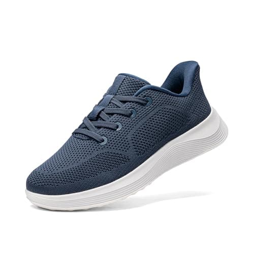 Bruno Marc Men's Hands Free Slip on Rommy Toe Walking Shoes Lightweight Breathable Comfortable Casual Sneakers,Size 9,Dark Blue,SBWA26002M - Image 1