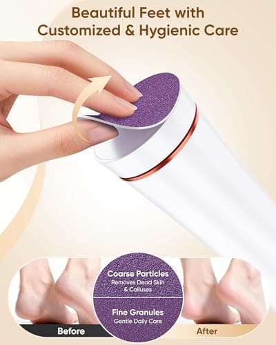 Imcamity Electric Foot Callus Remover Rechargeable Foot File for Dead Skin - Thumbnail 6