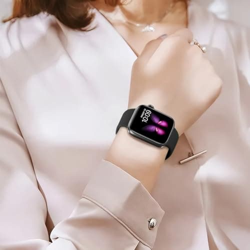 8 Pack Sport Bands Compatible with Apple Watch Bands 40mm 38mm 41mm 42mm 44mm 45mm 49mm 46mm for Women Men,Silicone Waterproof Strap for iWatch Apple Watch Series11 10 9 Ultra 8 7 6 5 4 3 2 1 SE - Thumbnail 6