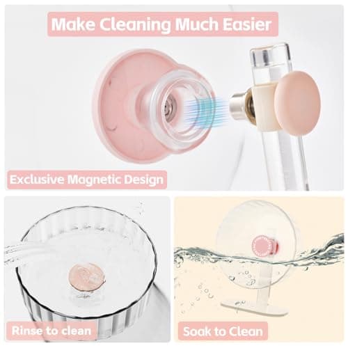 FunstersTail Super Silent Hamster Wheel 8.7 Inch, Magnetic Large Rat Wheel for Chinchilla, Gerbil, Guinea Pig, Cat, Mouse, Sugar Glider and Dwarf, Syrian Hamster Accessories (Peach Pink) - Thumbnail 6