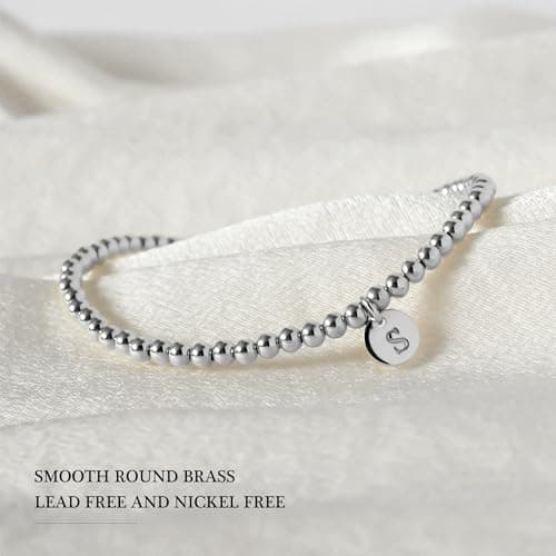 Turandoss Teacher Gifts – Appreciation Present, Birthday Accessory, Graduation Jewelry, Silver T Letter Charm - Thumbnail 6