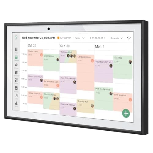 RROSKY WiFi Digital Calendar Smart Family Planner,Chore Charts, Achievement Rewards, AI Meal Planning, Smart Touchscreen Interactive Display for Schedules and Cloud Photo Desk Bases, Gifts for Women Men, Gifts for Mom Dad, 10.1'' Black - Image 1
