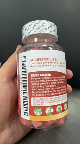 Creatine Monohydrate Gummies Complex for Men & Women -Advanced Formula W/L-Taurine + Vitamin B12, Sugar Free Chewable Supplement,90 Strawberry Gummies - Thumbnail 3
