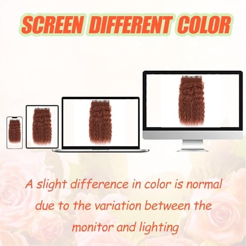 Clip in Hair Extensions Real Human Hair 120g 6pcs Deep Water Wave Curly Human Hair Extensions Double Weft Super Wave Clip ins for Women (33#, 20 Inch) - Thumbnail 5