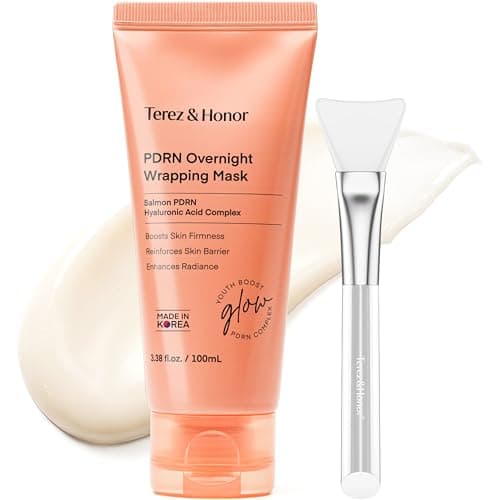 TEREZ & HONOR PDRN Night Wrapping Peel Off Facial Mask: Firming, Hydration & Radiant Glow, Salmon PDRN & Hyaluronic Acid Complex, Dermatologist Tested, Korean Skin Care 3.4 FL OZ / 100mL - Image 1
