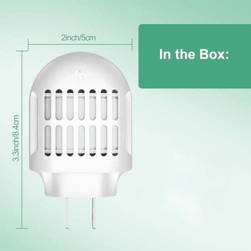 Simashts Mosquito Repeller, Electronic Mosquito Repellent Plug in Indoor Use, No Candles or Flames,DEET-Free, for Home, Bedroom, Office, Kitchen (White) - Thumbnail 4