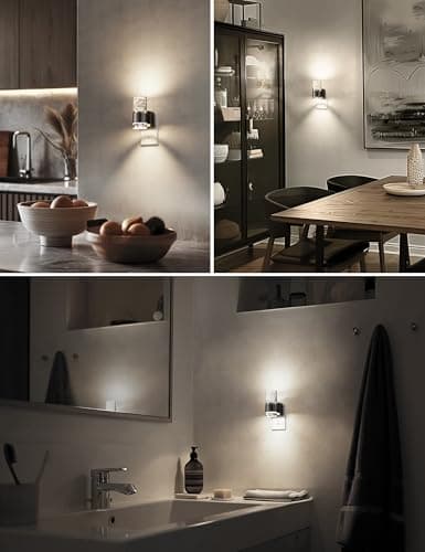 L LOHAS LED Night Light,Dimmable Night Lights Plug into Wall, Acrylic Nightlights with 0-100 LM Adjustable Brightness, 5000K Plug in Night Light with Dusk to Dawn Sensor, for Bathroom Hallway - Thumbnail 4