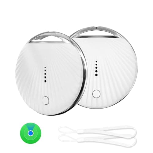 Two-Pack Key Finder with Sound Waterproof Locator, Compatible with Apple Find My (iOS only) pet Tracker, Anti-Lost Device, Luggage, Set up with iPhone or iPad with just one Click - Image 1