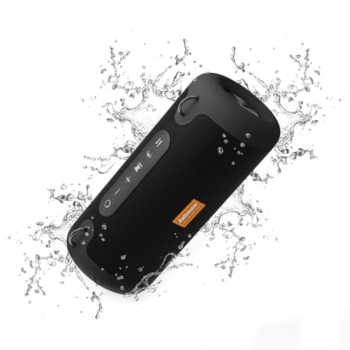 Jabees Whale Bluetooth Speaker with IPX7 Waterproof, 30W Portable Bluetooth Wireless Loud Stereo Sound, 15H Playtime, Built-in Power Bank, Outdoor Wireless Speaker - Thumbnail 6