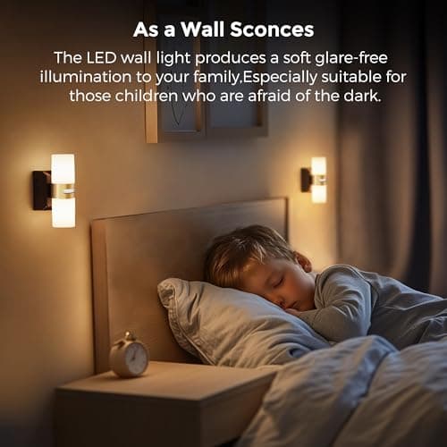 L LOHAS LED Motion Sensor Night Light, Rechargeable Battery Night Light, Cordless LED Wall Lights,Adjustment Brightness, Nightlight for Bedroom Hallway Kitchen 1PACK - Thumbnail 6