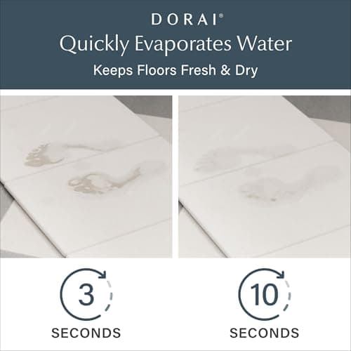 Dorai Home Stone Bath Mat for Bathroom – Large, Quick-Drying, Non-Slip Surface, Customizable Design, 32.1" L x 22.8" W x 0.6" H, Sandstone - Thumbnail 4