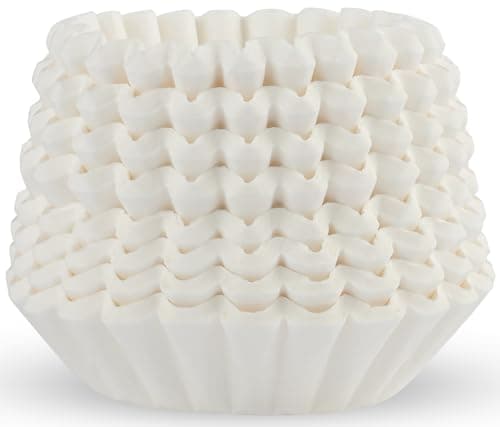 Tupkee Coffee Filters 4-6 Cups - 800 Count, Junior Basket Style, White Paper, Chlorine Free 5 Cup Coffee Filter, Made in the USA - Thumbnail 6