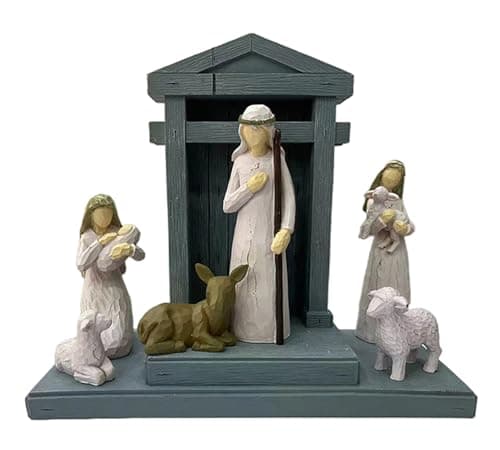 LIVINGBELL 6pcs Christmas Nativity Scene Set - Image 1