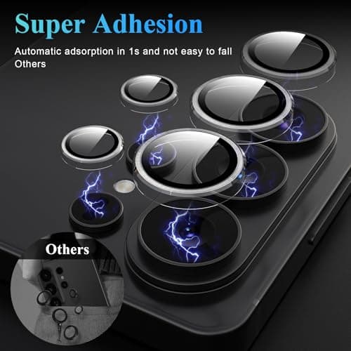 YWXTW Camera Lens Protector for Samsung Galaxy S26 Ultra, [5X Stronger] Individual HD Tempered Glass Camera Cover for Galaxy S26 Ultra Accessories, Anti Scratch, 1 Set - Thumbnail 5
